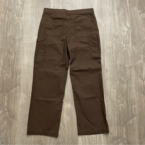 NWT Old Navy Brown Baggy Cargo Pants Boys Size 10 Plus - Picture 3 of 8